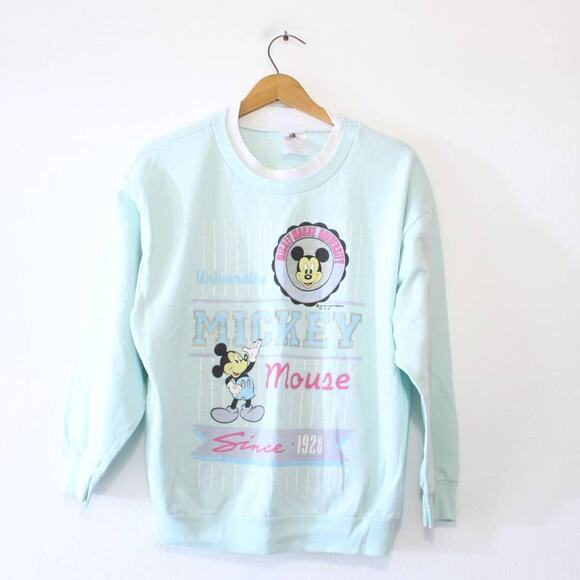 Vintage Other - Vintage Walt Disney Mickey Mouse University Sweatshirt Large